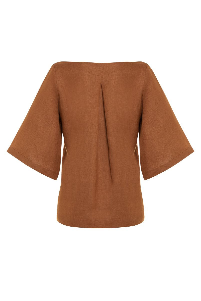 BLUSA - GEORGIA OCRE