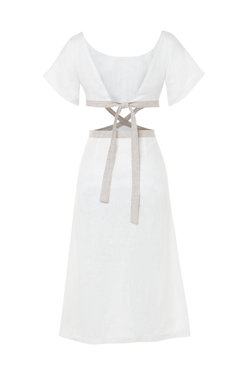 VESTIDO - HANA MARFIL