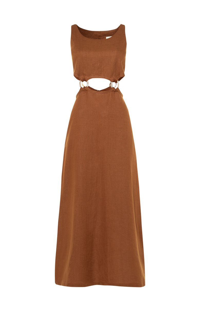 VESTIDO - IRIS OCRE