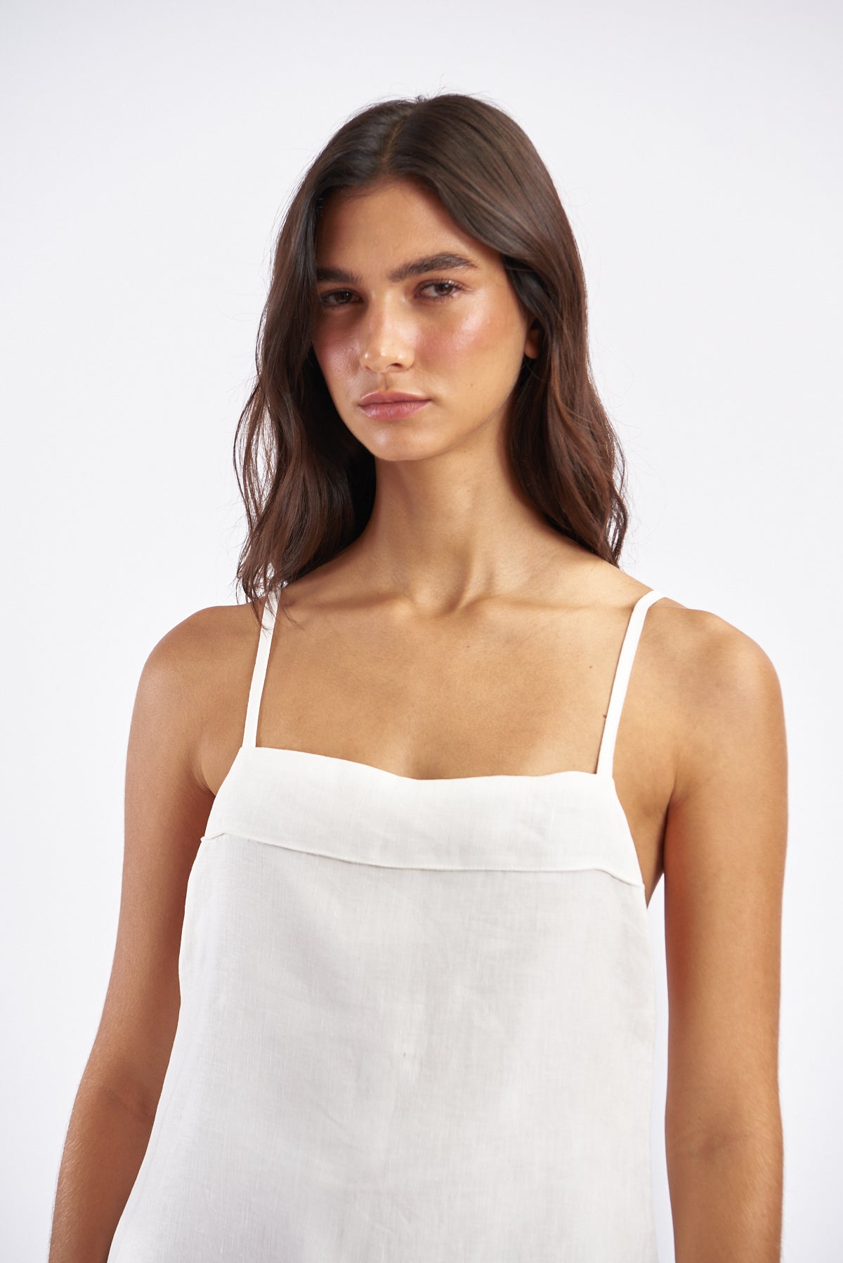 Abril Dress — Ivory