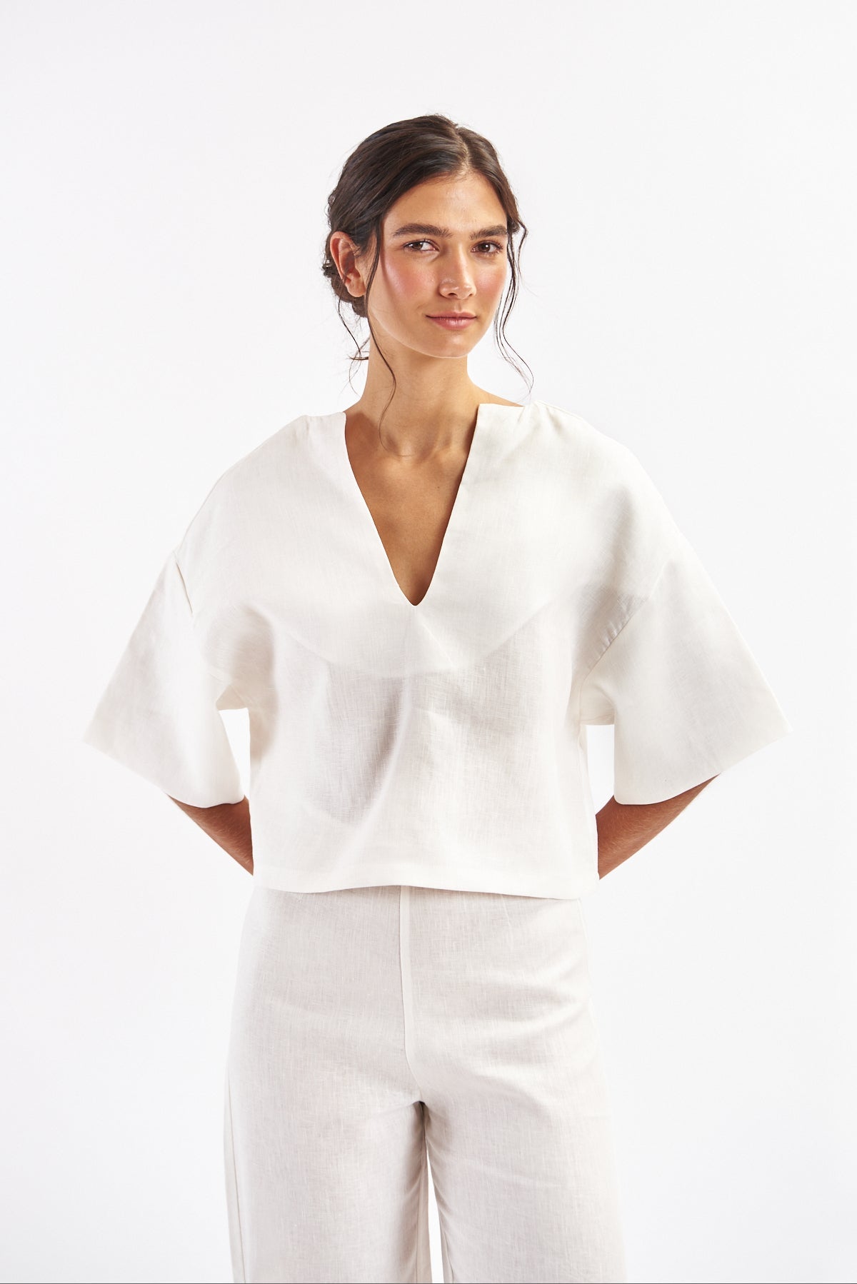 Aitana Blouse — Ivory