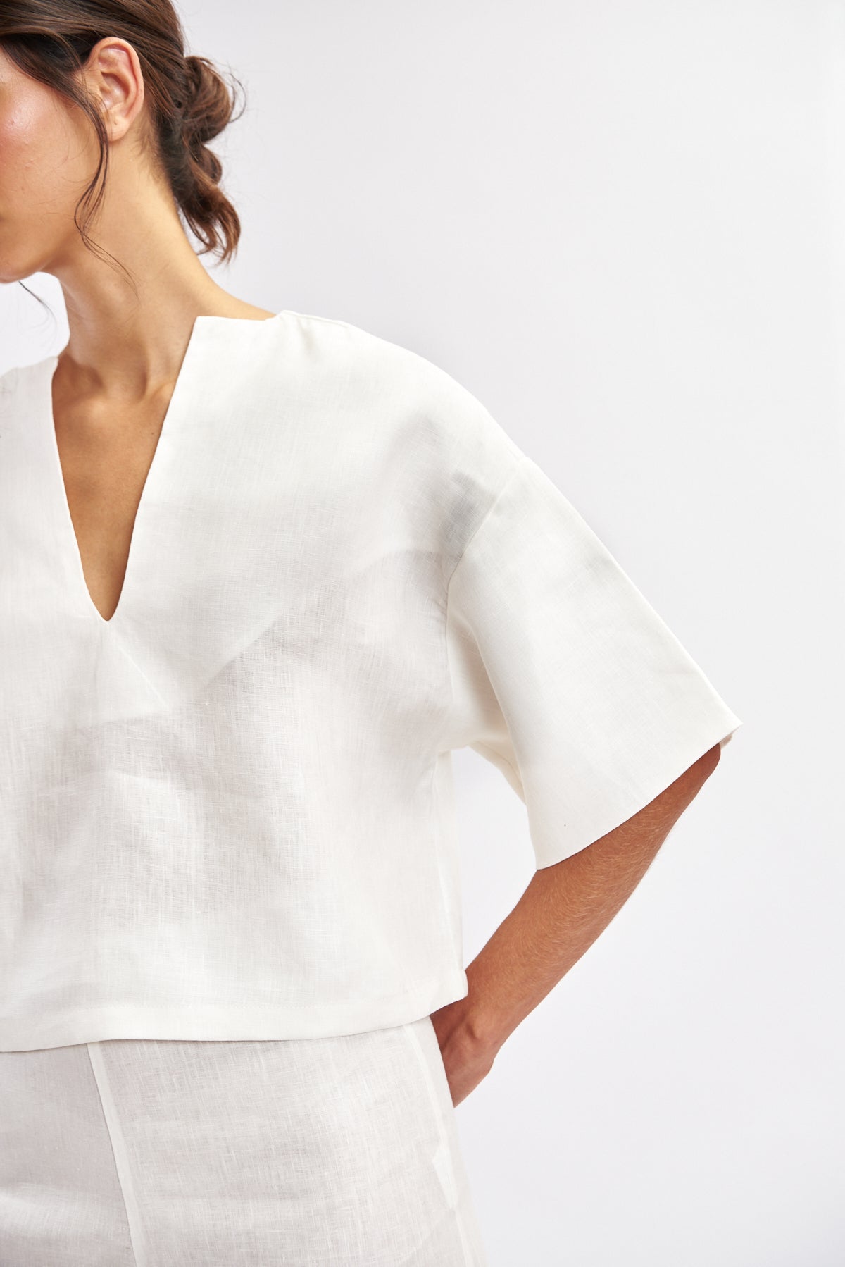 Aitana Blouse — Ivory