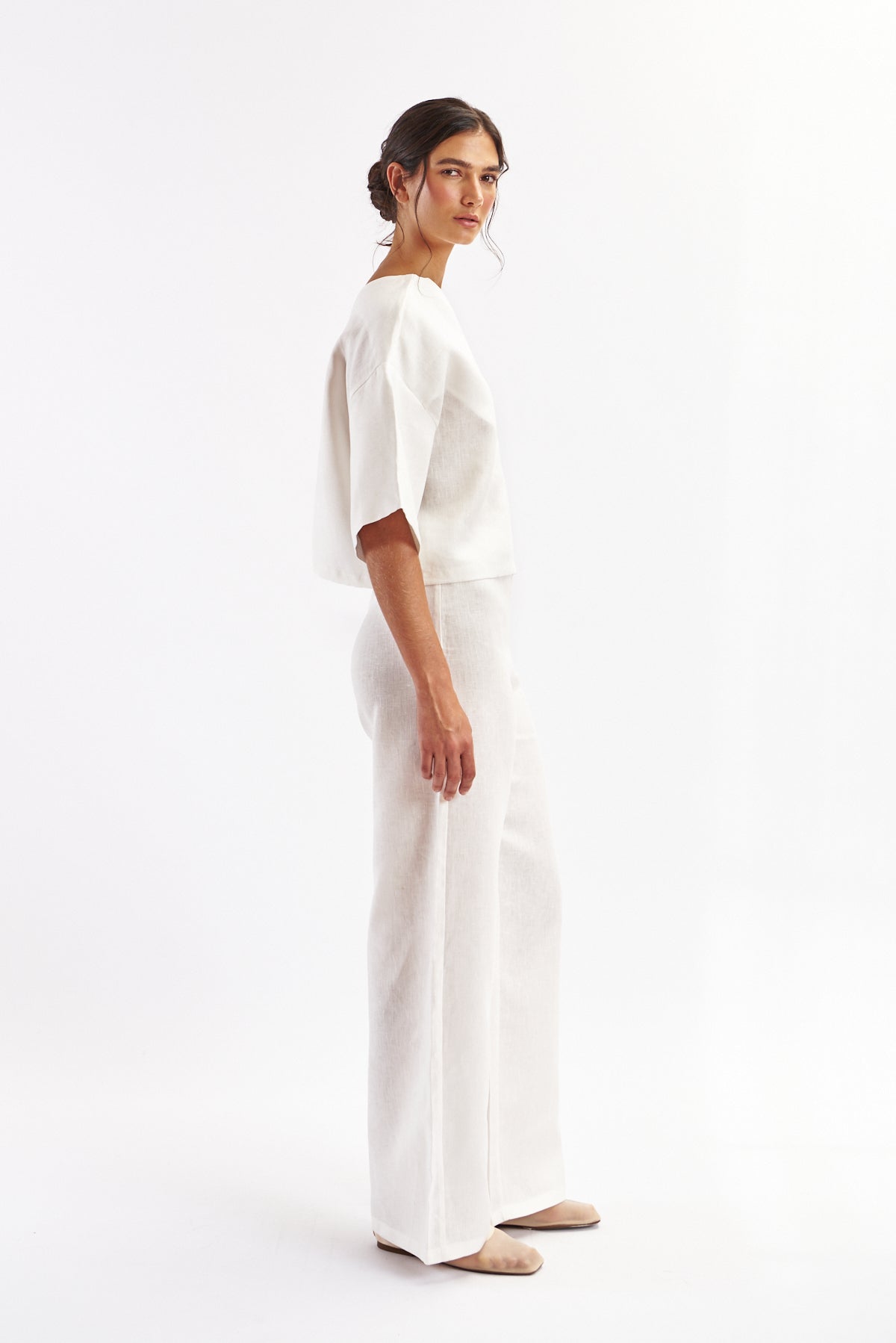 Lucia Pants — Ivory