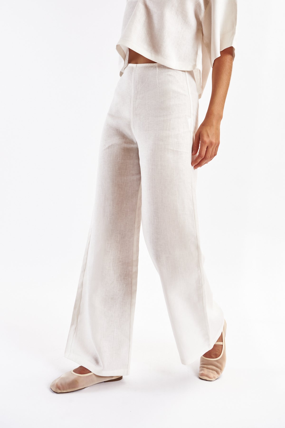 Lucia Pants — Ivory