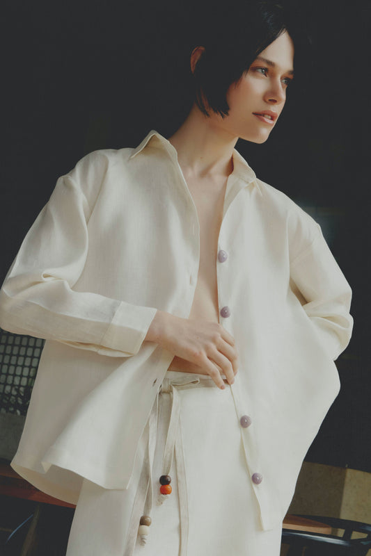 BLOUSE - ARIA IVORY