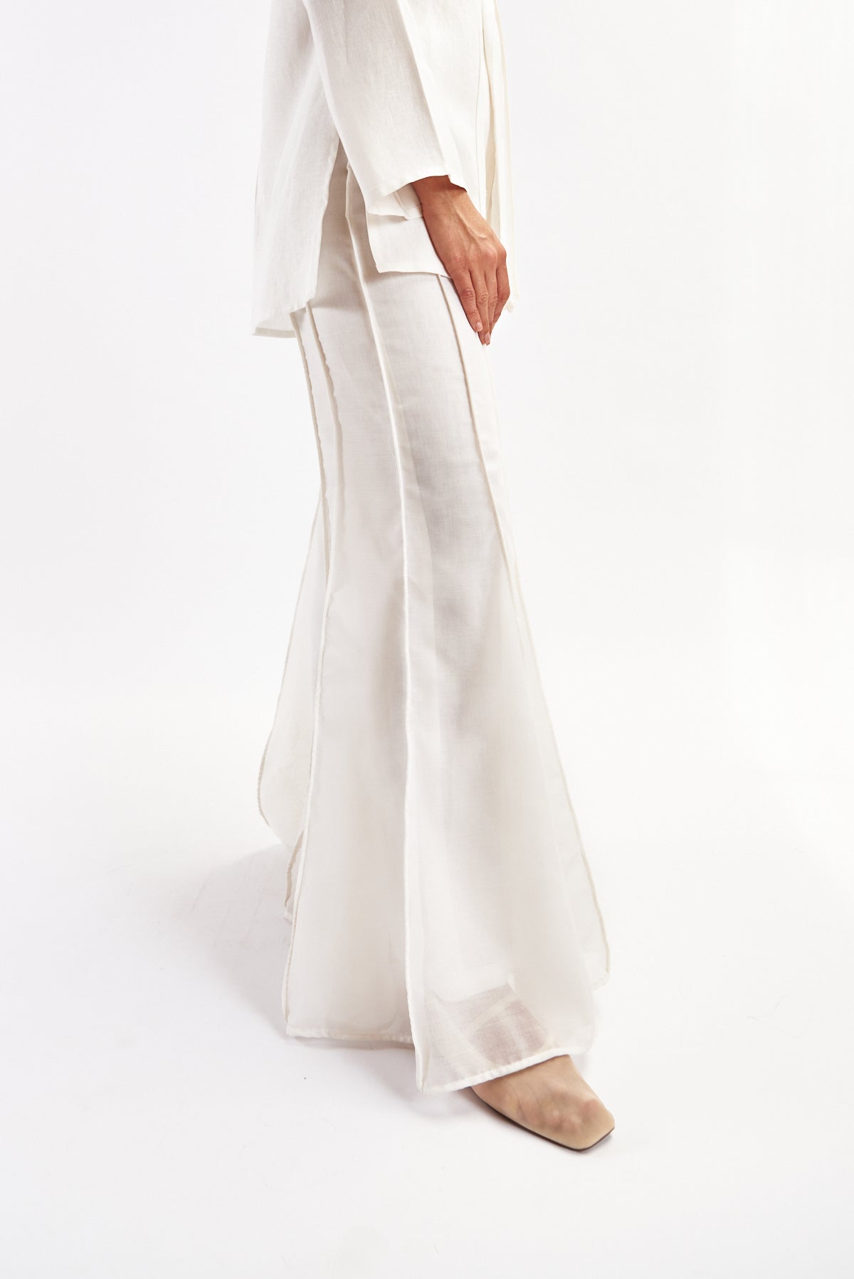 Cleo Pants — Ivory