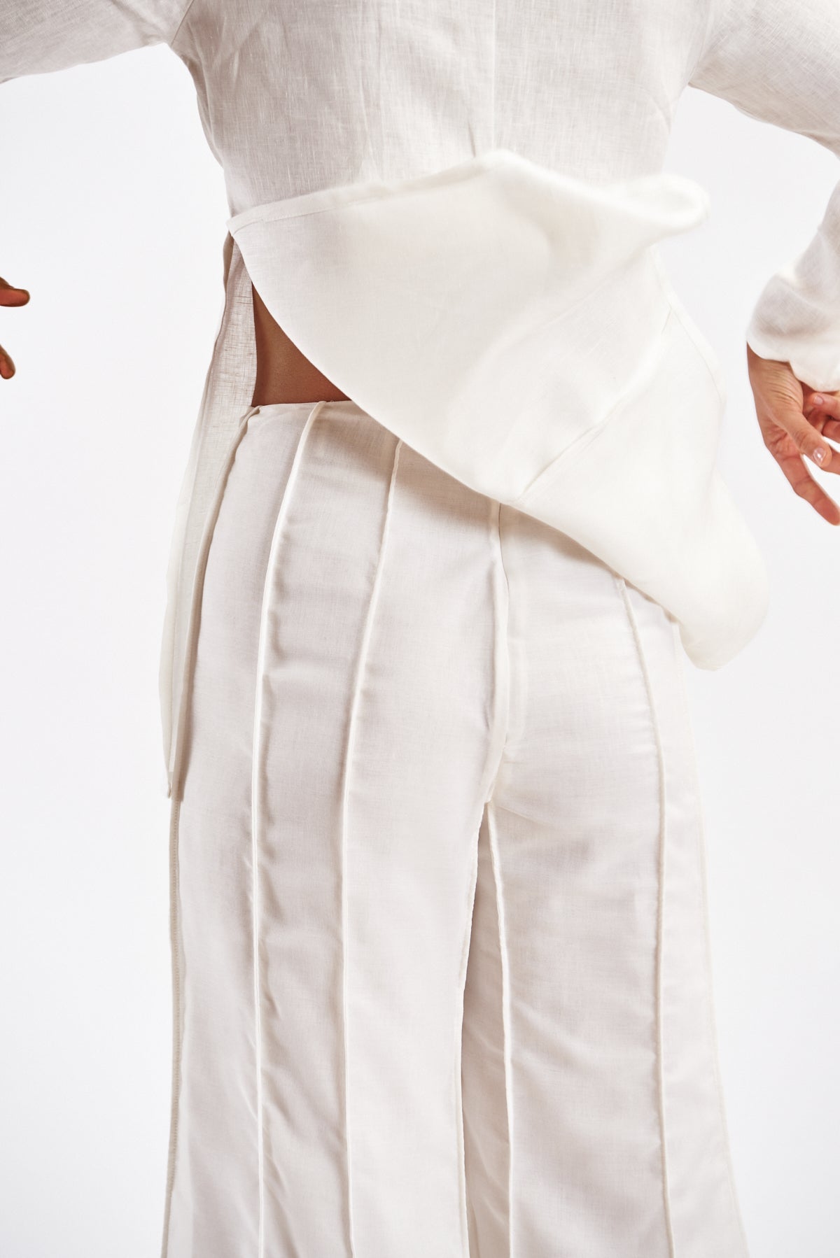 Cleo Pants — Ivory