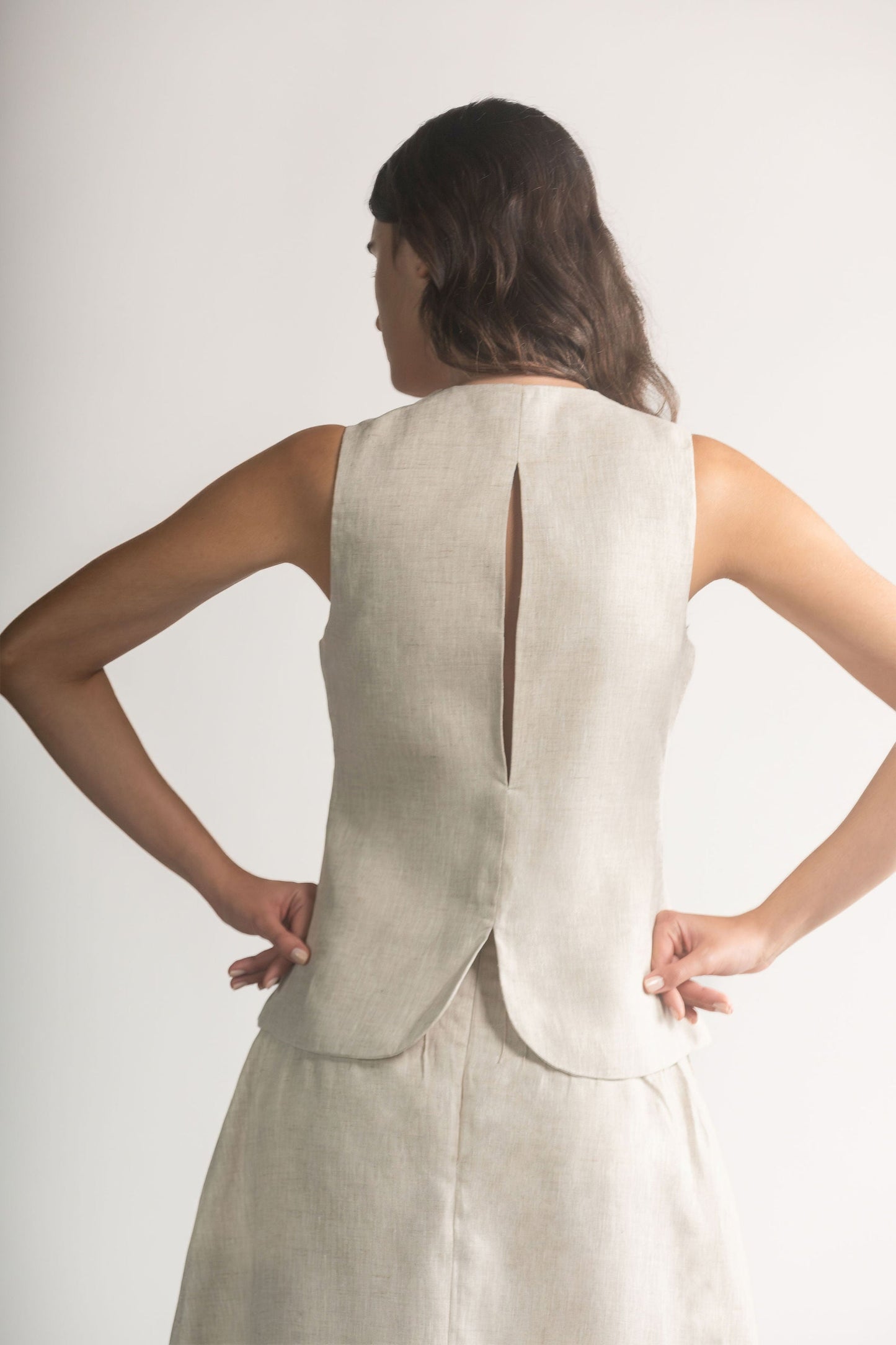 NOELIA VEST – NATURAL