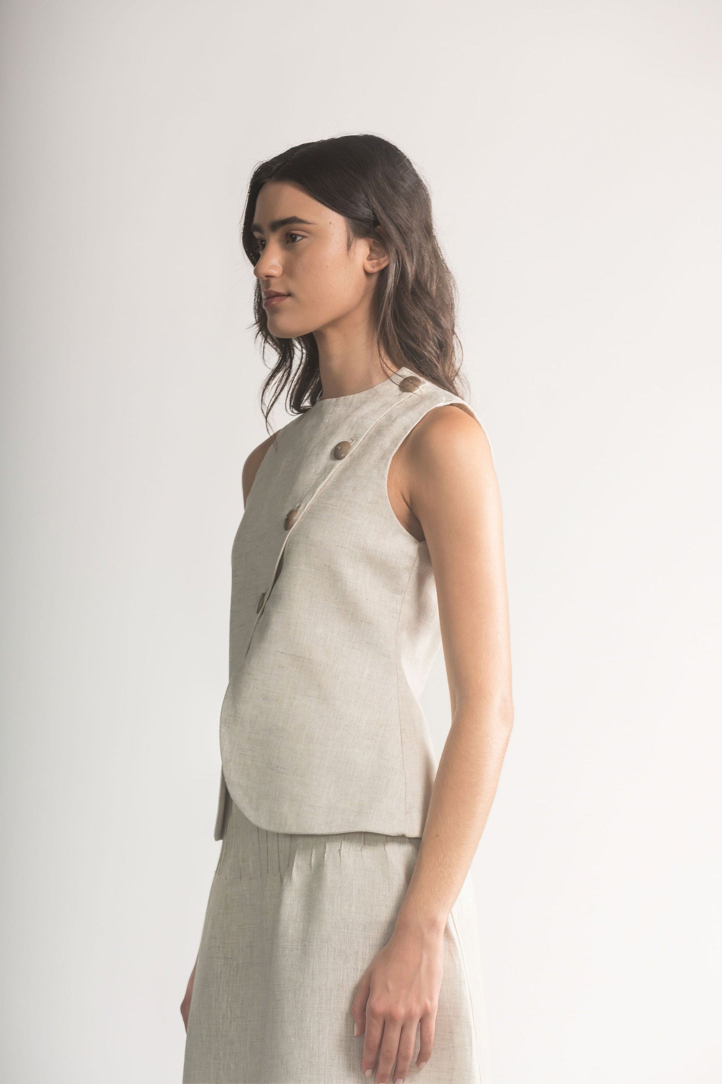 NOELIA VEST – NATURAL