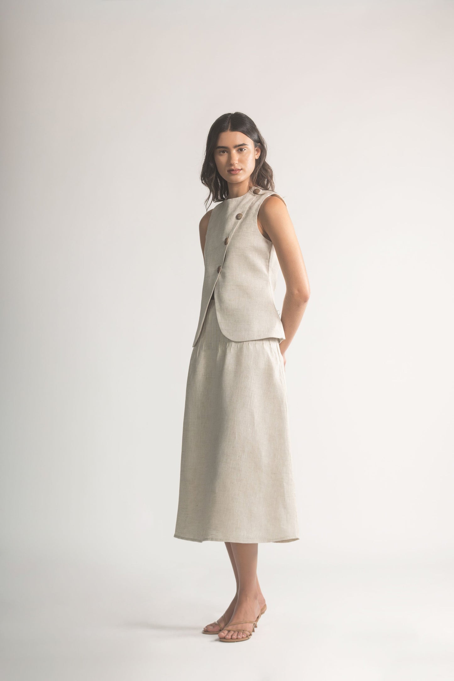 NOELIA VEST – NATURAL