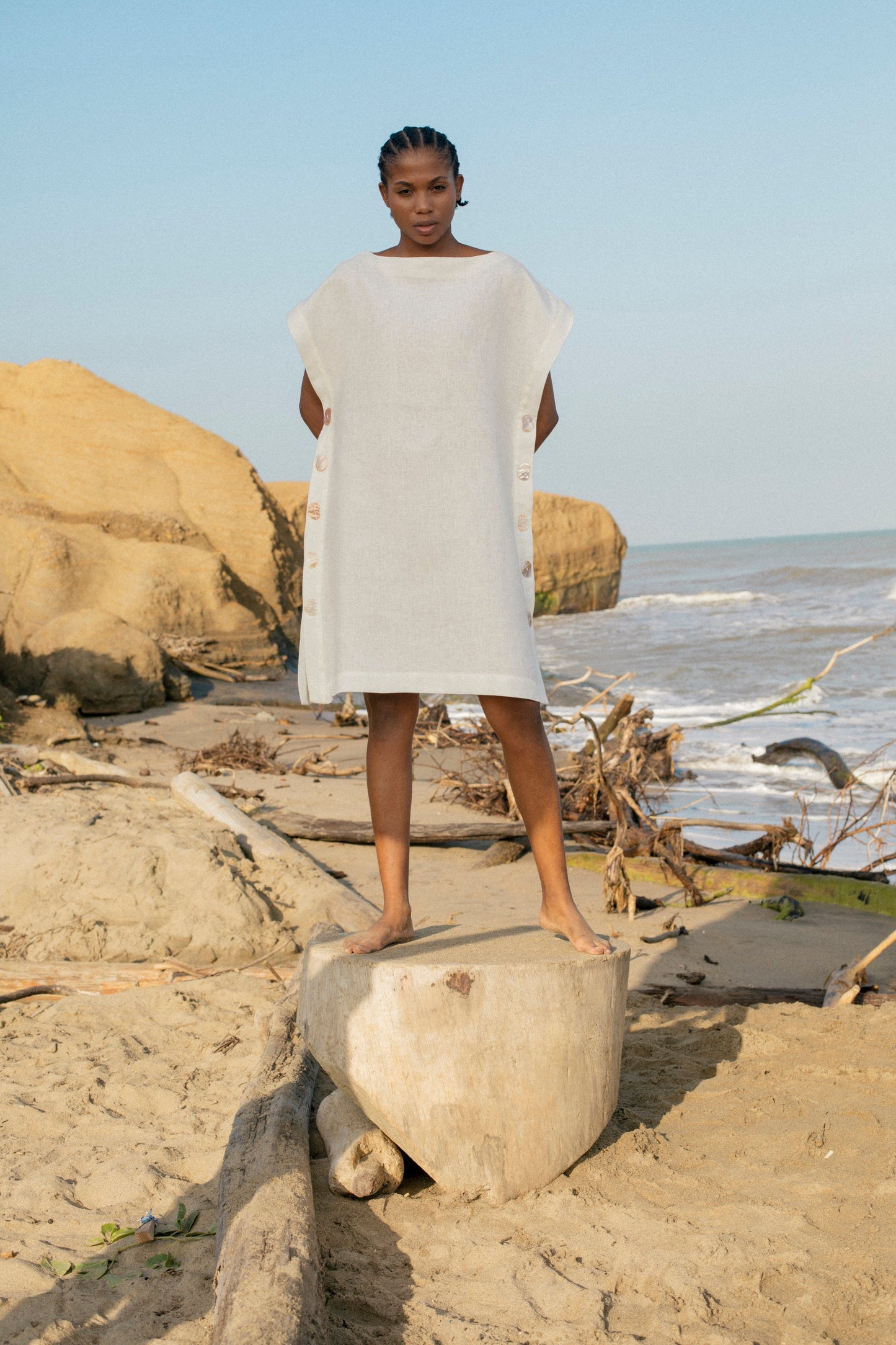 DRESS - JACINTA IVORY