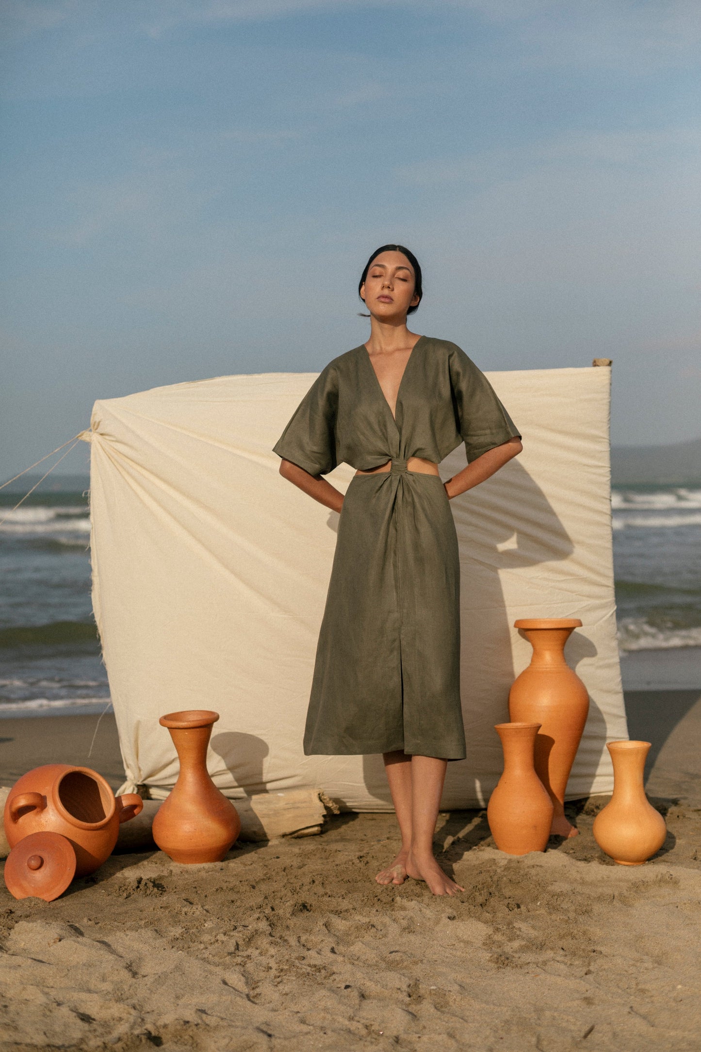 VESTIDO - LENA OLIVA